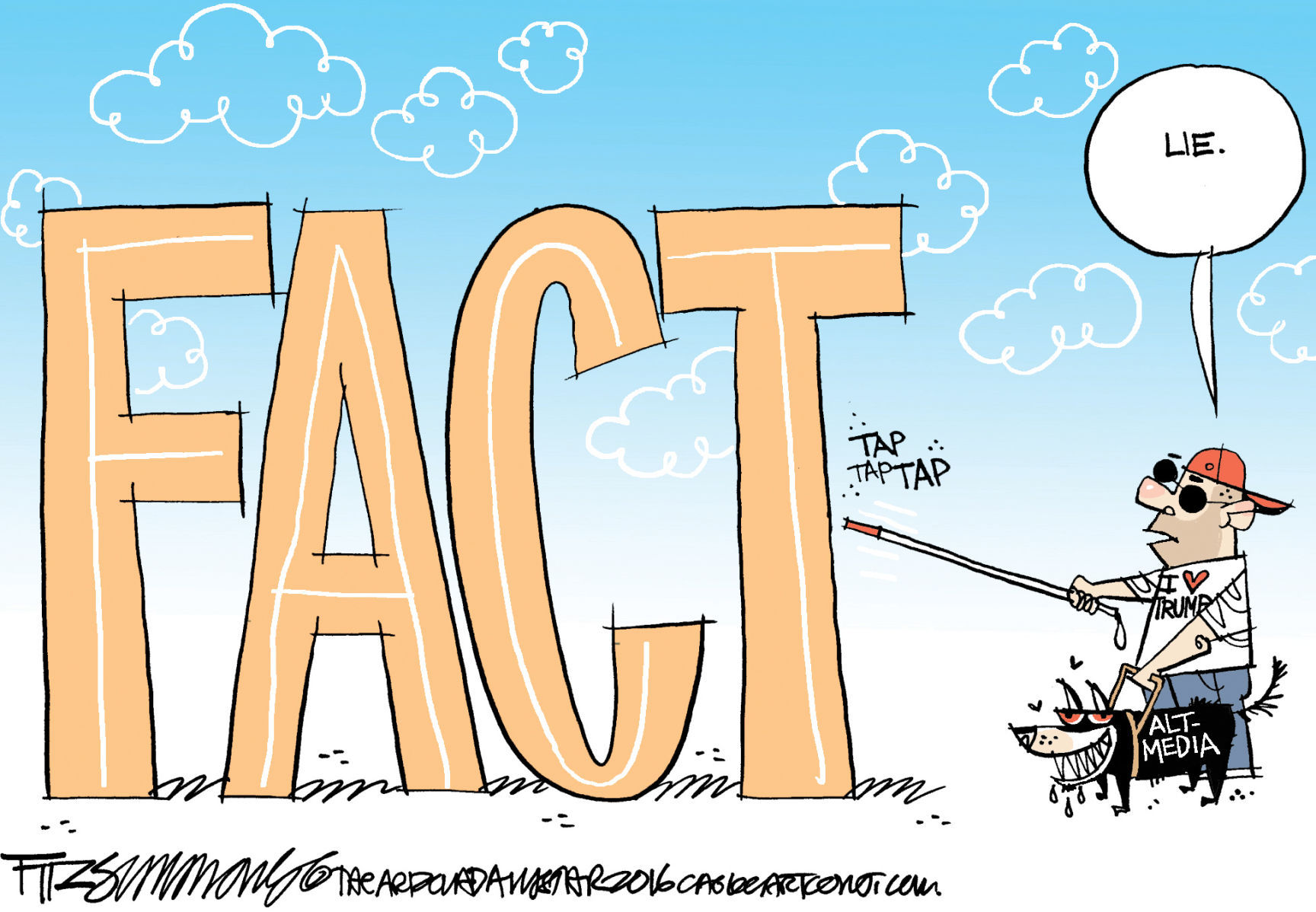 Daily Fitz Cartoon: Factophobia